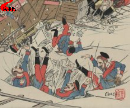 日本画作《日本万岁：百胜百笑》中的日俄战争(24张).png