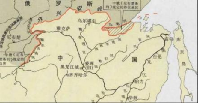 《中俄尼布楚条约》的边界图.png